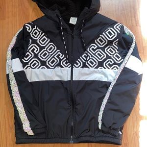 Vs pink Sherpa lined jacket*SOLD*